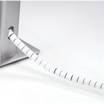 Cable zip, organizator cabluri, alb