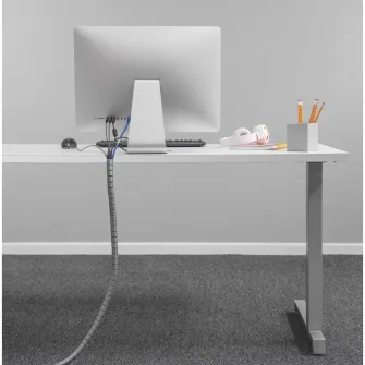 Cable zip, organizator cabluri, gri