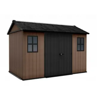 Casuta de gradina Keter Newton Plus 11X7.5 261861, Maro.
