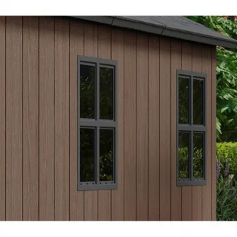 Casuta de gradina Keter Newton Plus 11X7.5 261861, Maro.