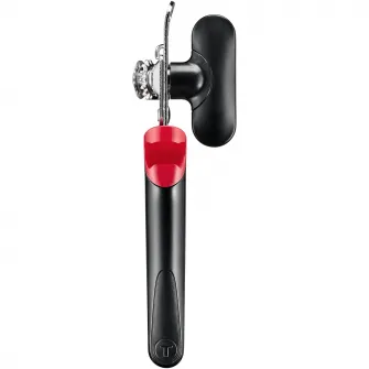 Deschizator pentru conserve, borcane si sticle Tefal Ingenio, inox, compatibilitate cu masina de spalat vase, negru & rosu
