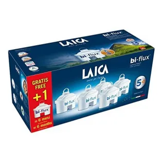 Filtre Laica Biflux pentru cana de filtrare apa, 5 bucati + 1 gratis