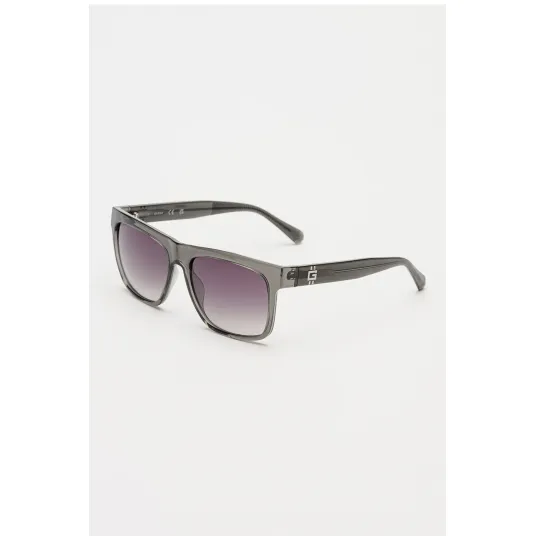 GUESS, Ochelari de soare patrati, Gri, 57-17-145
