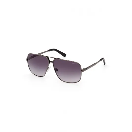 Guess, Ochelari de soare aviator cu lentile in degrade, Negru stins, 61-11-140