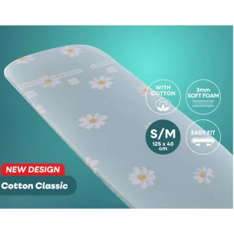 Husa masa de calcat Leifheit Cotton Classic S/M, 125 x 40 cm