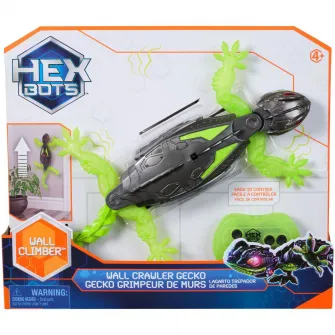 Jucarie RC Hex Bots - Soparla cataratoare Gecko, verde