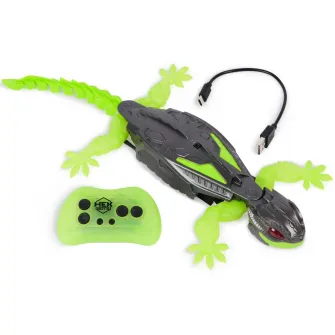 Jucarie RC Hex Bots - Soparla cataratoare Gecko, verde