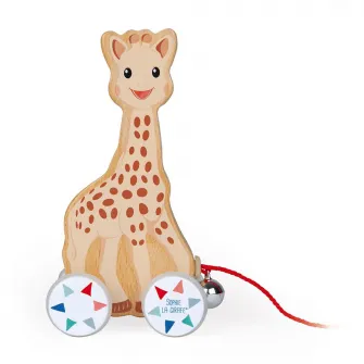 Jucarie de tras Janod - Sophie la Girafe