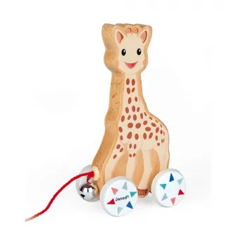 Jucarie de tras Janod - Sophie la Girafe