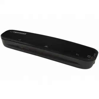 Laminator pentru birou, Esperanza Eternity, EFL002 A4, 250 mm/min, Laminare A4, A5, A6, poze, carte vizita, cablu alimentare 154cm, 5 folii A4 incluse, Negru