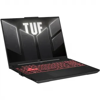 Laptop Gaming ASUS TUF A16 FA607NUQ cu procesor AMD Ryzen™ 7 170 pana la 4.75GHz, 16'', Full HD+, WUXGA, 144Hz, IPS, 16GB DDR5 RAM, 512GB SSD, NVIDIA® GeForce RTX™ 4050 6GB GDDR6, No OS, Mecha Gray