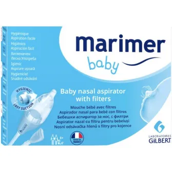 Marimer Baby Aspirator Nazal cu Filtru, Biessen Pharma