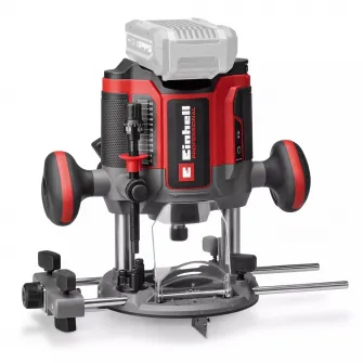 Masina de frezat pe acumulator Einhell Professional TP-RO 18/55 Li BL - Solo Power X-Change, 18 V, inaltime cursa 55 mm, motor fara perii, incl. ghidaj paralel si scule, fara acumulator si incarcator