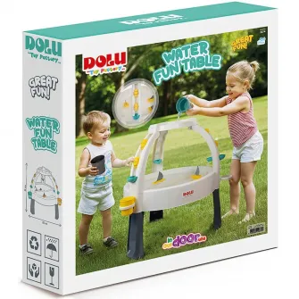 Masuta de joaca pentru copi cu apa si nisip Dolu, pastel