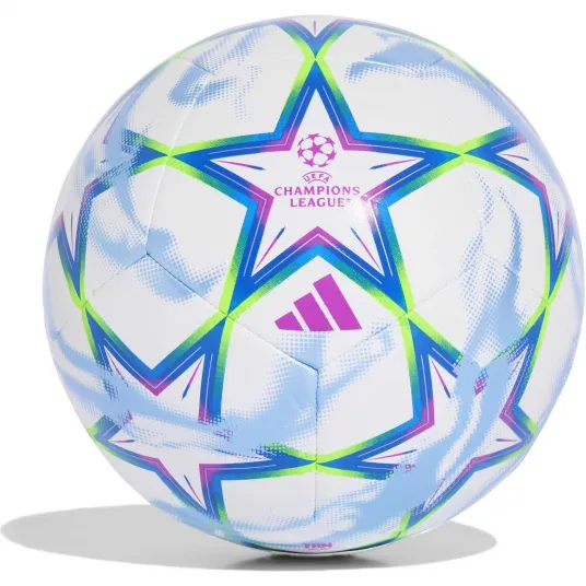 Minge de fotbal, adidas, Marimea 5, Alb / Mov / Albastru, UEFA Champions League Training