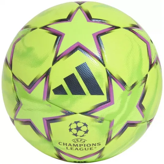 Minge de fotbal, adidas, Marimea 5, Galben / Verde / Mov, UEFA Champions League 26/27 League Winter,FIFA Quality