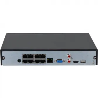 NVR Dahua Lite DHI-NVR2108HS-8P-4KS3, 8 canale, 12MP, 144 Mbps, PoE, ONVIF