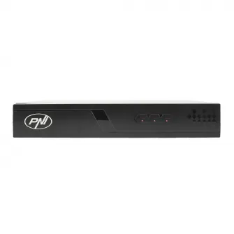 NVR POE PNI House IP710J, 10 canale 4K 8MP, 4 canale POE si 6 canale IP, negru