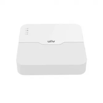 NVR Uniview seria 5 cu 8 canale, rezolutie 4K, upgrade in cloud, interfata SATA, suporta pana la 10TB