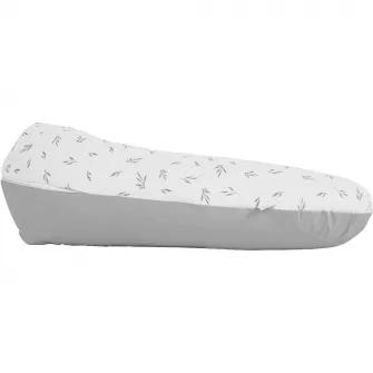 Perna gravide si alaptare Hugsy, Hugzzz , 150x35 cm, ergonomica, Gri