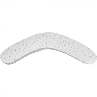 Perna gravide si alaptare Hugsy, Hugzzz , 150x35 cm, ergonomica, Gri