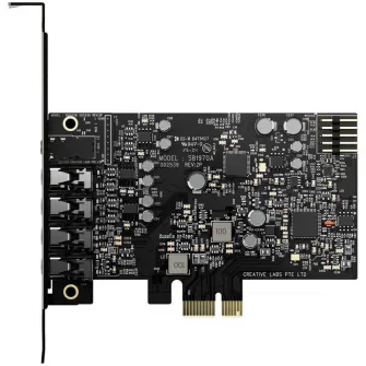 Placa de sunet CREATIVE Sound Blaster Audigy Fx Pro - PCIe, Negru