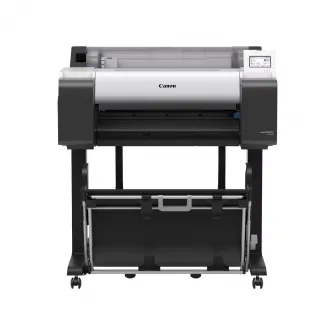 Plotter Canon imagePROGRAF TM-255, HDD 500GB, 5 culori, 24”, Apple AirPrint, Negru/Alb