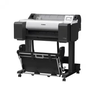 Plotter Canon imagePROGRAF TM-255, HDD 500GB, 5 culori, 24”, Apple AirPrint, Negru/Alb