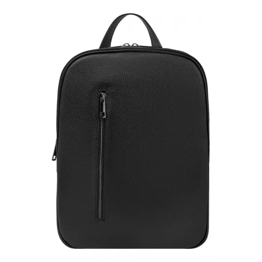 RY?KO, Rucsac dreptunghiular din piele, Negru