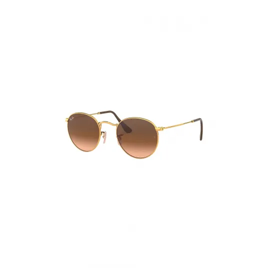 Ray-Ban, Ochelari de soare rotunzi cu lentile in degrade, Auriu, 53-21-145 Standard