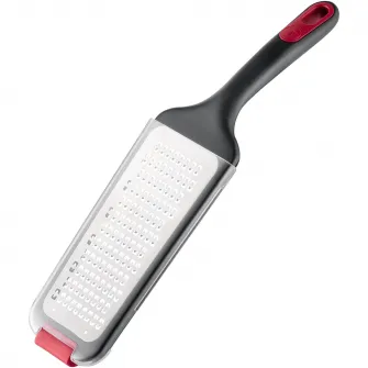 Razatoare Tefal Ingenio+, inox, margine antiderapanta, capac de protectie, compatibilitate cu masina de spalat vase, negru & rosu