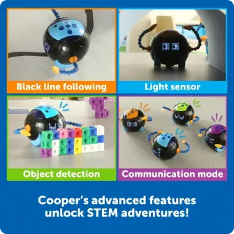 Robotel programabil STEM Learning Resources - Cooper