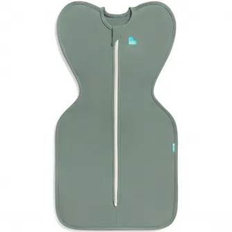 Sac de dormit pentru infasat bebelusi Love to Dream Swaddle Up, Deep Olive, S, 3.5-6kg, 1 TOG