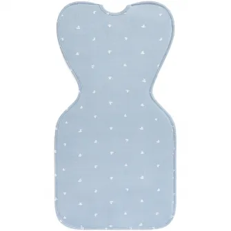 Sac de dormit pentru infasat bebelusi Love to Dream Swaddle Up, Mist Blue, S, 3.5-6kg, 1 TOG