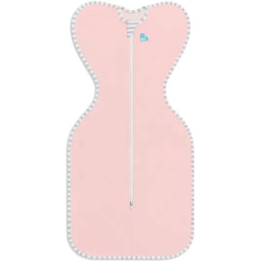 Sac de dormit pentru infasat bebelusi Love to Dream Swaddle Up, Roz, S, 3.5-6kg, 1 TOG