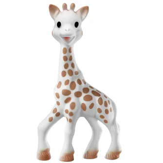 Set cadou Vulli - Girafa Sophie, zornaitoare si breloc