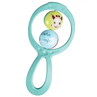 Set cadou Vulli - Girafa Sophie, zornaitoare si breloc