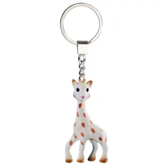 Set cadou Vulli - Girafa Sophie, zornaitoare si breloc