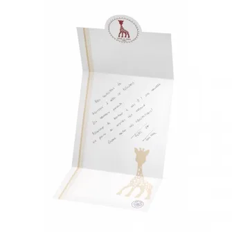 Set cadou Vulli Sophie-sticat - Girafa Sophie si jucarie zornaitoare cu bile