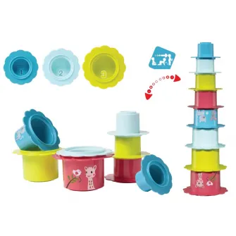Set de joaca Vulli - Flori stivuibile