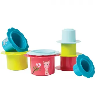 Set de joaca Vulli - Flori stivuibile