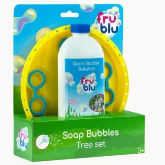 Set de suflat baloane de s?pun Fru Blu Bokor, cu 0,4 l lichid