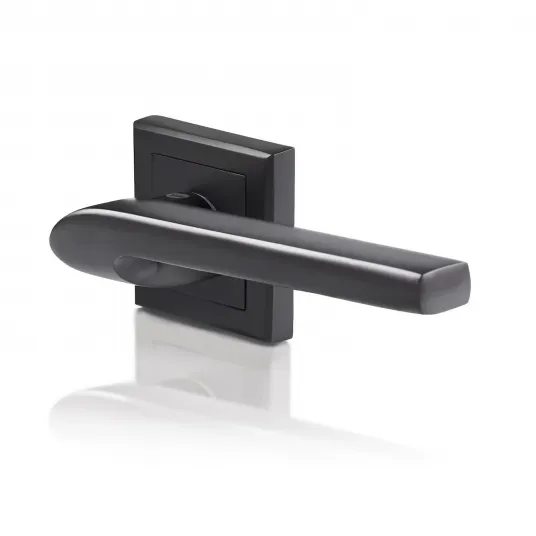 Set manere negre cu rozeta Yale SIENA A002-KT-56-61, functie cheie