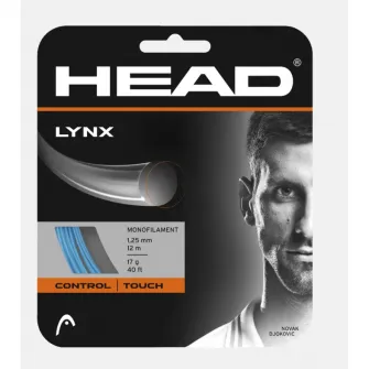 Snur tenis, HEAD, Albastru, 1.20mm/12m, Lynx Monofilament Co-Poliester Control+Spin
