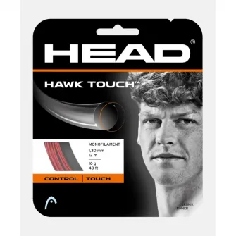 Snur tenis, HEAD, Rosu, 1.20mm/12m, Hawk Touch Co-Poliester Crystal Core Control+Feel+Comfort hibrid