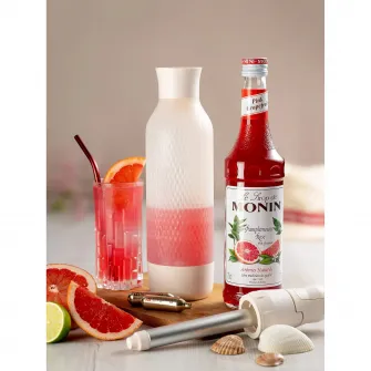 Sticla carbonatare iSi Twist'n Sparkle Virtuoso, 950 ml, Ivory