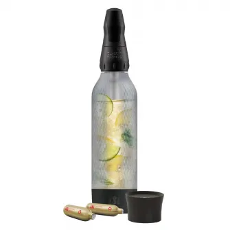 Sticla carbonatare iSi Twist'n Sparkle Virtuoso, 950 ml, Onyx