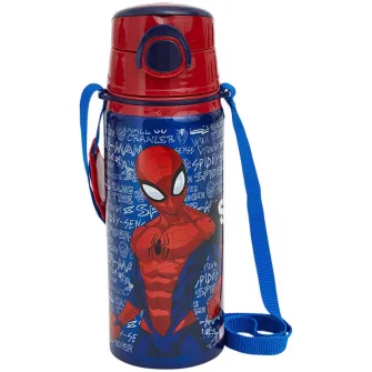 Sticla de apa pentru baieti cu imprimeu Spider-Man, 500 ml