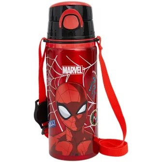Sticla de apa pentru baieti cu imprimeu Spider-Man, 500 ml
