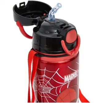 Sticla de apa pentru baieti cu imprimeu Spider-Man, 500 ml